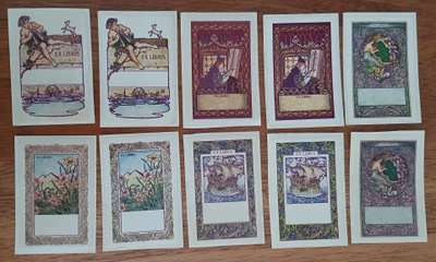 EX LIBRIS, KIRJANOMISTAJATARROJA 8 KPL