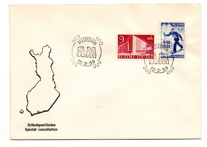 Kajaani: SM-hiihdot (erikoisleima  19,2.1959)