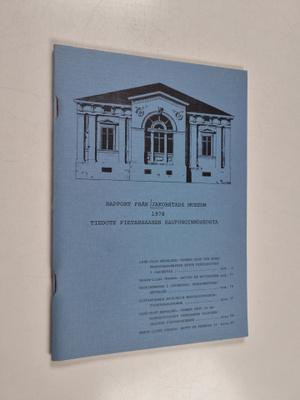 Rapport från Jakobstads museum 1978 = Tiedote Pietarsaare...