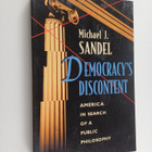 Michael J. Sandel : Democracy's discontent : America in s... - pikkukuva 1