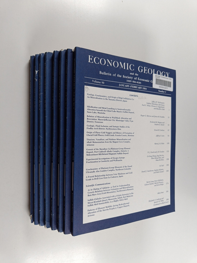 Economic Geology: Vol. 89, n:o 1-8