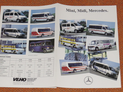 Mercedes-Benz Sprinter Midi pikkubussi esite - KUIN UUSIi