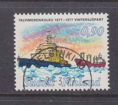 1977 Talvimerenkulku loistoleimalla.