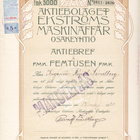 OKK 1920 Ekströms Maskinaffär Ab, Helsinki - pikkukuva 1