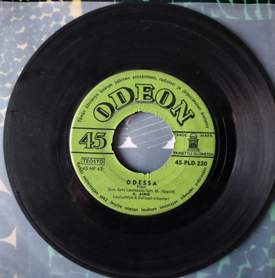 A.AIMO&DALLAPE 7”: Odessa/Matka Pariisiin, 45-PLD 220
