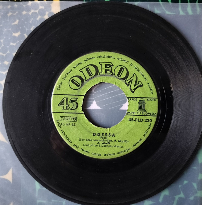 A.AIMO&DALLAPE 7”: Odessa/Matka Pariisiin, 45-PLD 220
