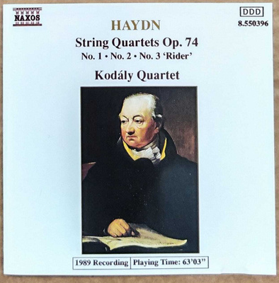 HAYDN • KODALY QUARTET: Jousikvartetot op. 74, 1–3 - CD 1990