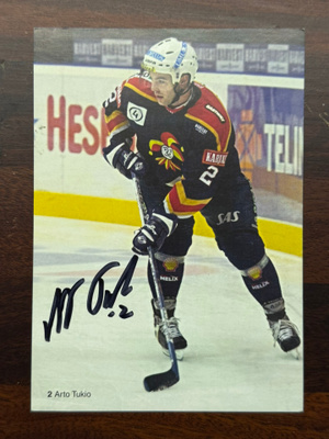 Arto Tukio - JOKERIT 02-03 team issue nimikirjoituksella