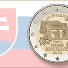 Slovakia 2 euro 2023 Hevosposti 200 vuotta, UNC - pikkukuva 2