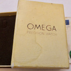 VANHA Kellon Rasia+Takuupaperi Omega Precision Watch Sveitsi - pikkukuva 1