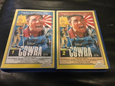 PAKO COWRASTA (1990) VHS 2 KPL.    (VHS-kasetit 1-2)