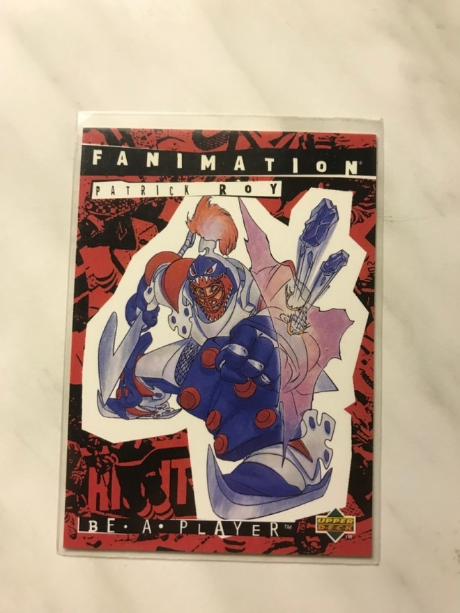 1994-95 Upper Deck Be A Player Fanimation Patrick Roy #R179