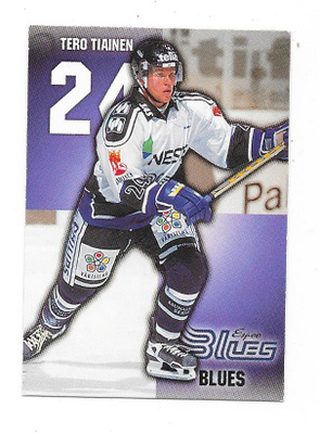 1999-00 CardSet #16 Tero Tiainen Espoo Blues