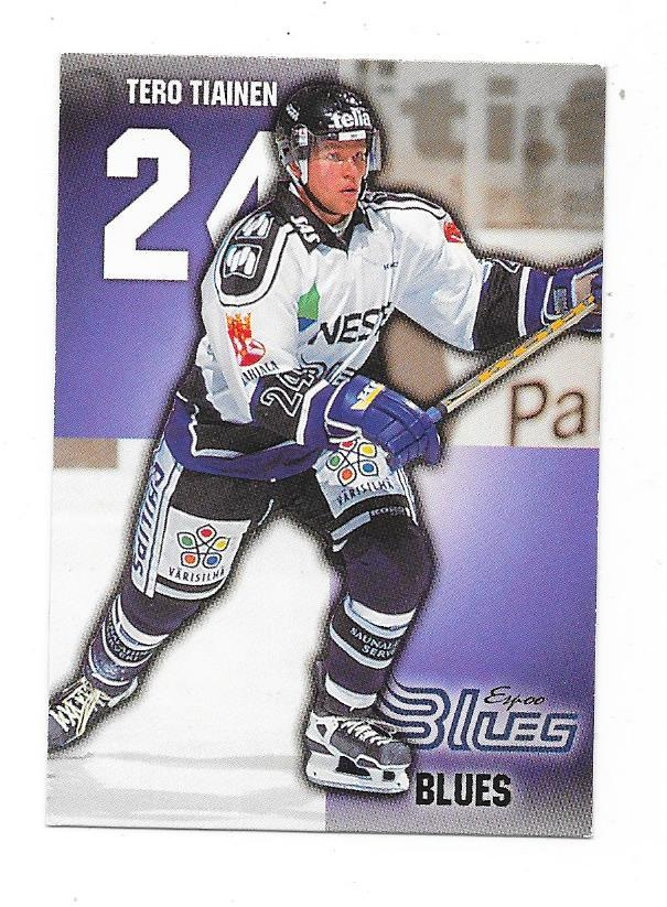 1999-00 CardSet #16 Tero Tiainen Espoo Blues