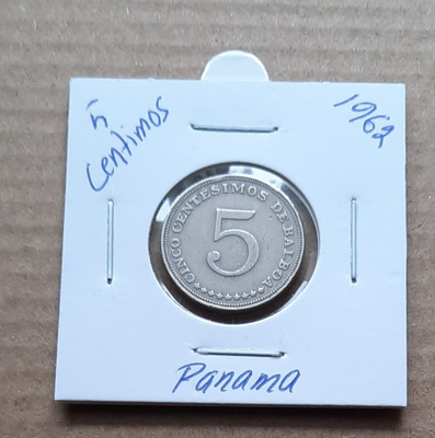 Panama 5 centimos 1962