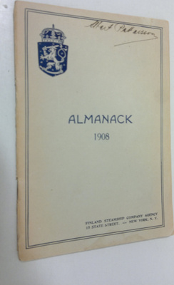 Almanack och kalender 1908 : för i Amerika vistande svens...