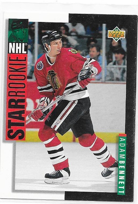 1993-94 Upper Deck #237 Adam Bennett Chicago Blackhawks RC