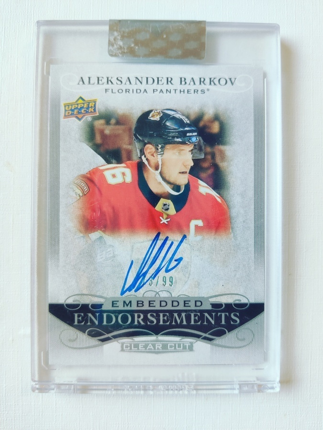 Aleksander Barkov - 19-20 UD Clear-Cut Embedded Endorsements