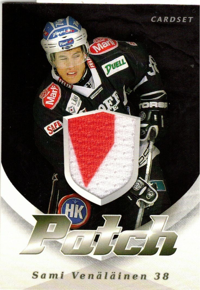 2012-13 Cardset  SAMI VENÄLÄINEN TPS Tappara Patch