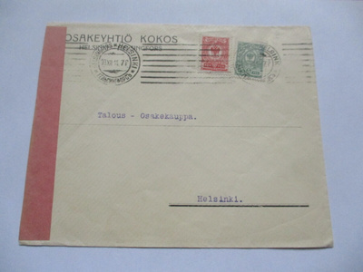 1914 Hki Osakeyhtiö Kokos liuskasens paikalliskuori