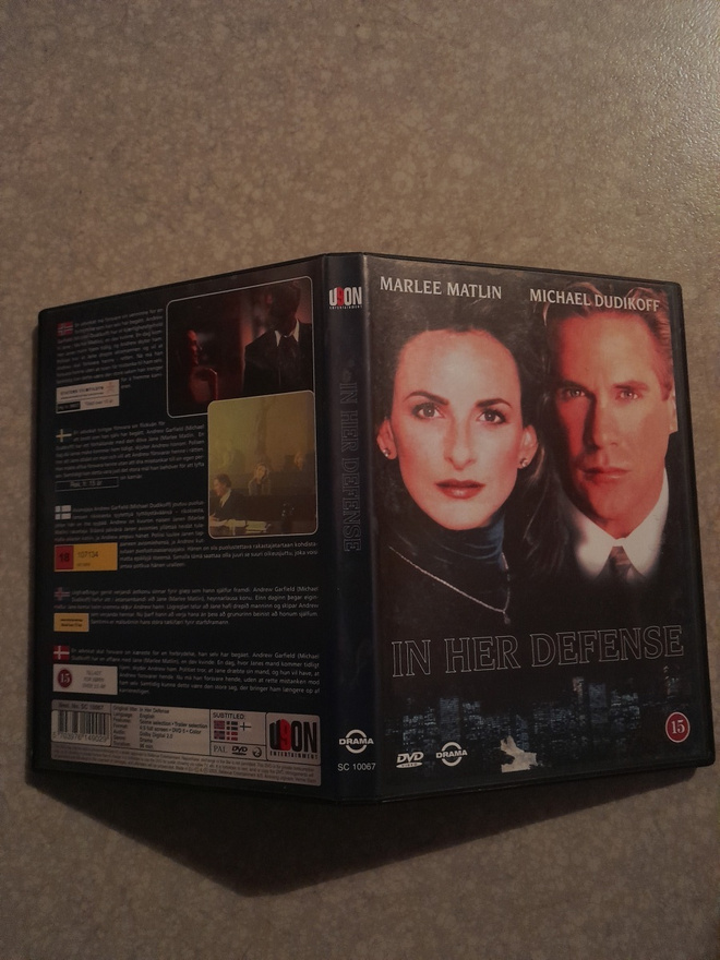 In her defense dvd,marlee matlin,michael dudikoff