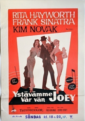 Elokuvajuliste: Ystävämme Joey (Hayworth, Sinatra, Novak)
