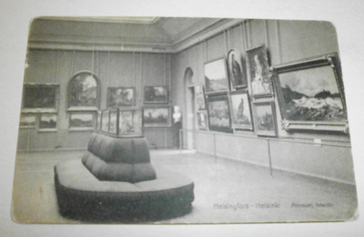 Helsinki, Ateneum, sisäkuva 2, vanha mv pk, ei p.