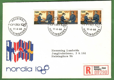 FDC 11.6.1966 Postimerkkinäyttely (100)