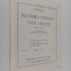 Richard Strauss - Vier lieder : Four songs - pikkukuva 1