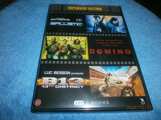 BALLISTIC  -  DOMINO -   13th DISTRICT    -    3DVD