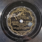 Savikiekko 1929 - Julia ja Arthur Kylander - Victor V-4019 - pikkukuva 3