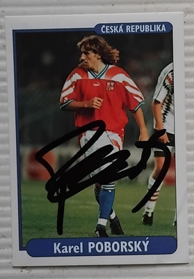 Karel Poborsky Tsekki signed