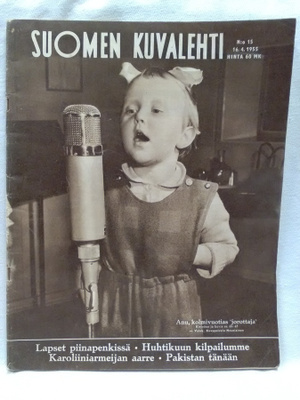 Suomen Kuvalehti No 15 huhtikuu 1955