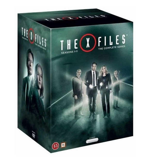 THE X FILES: kaudet 1-11 - DVD Boxsi 65 levyä, uusi