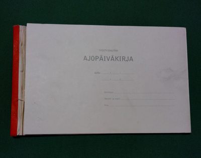 Vanha Ajopäiväkirja - SONERA