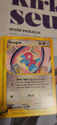 Porygon #103b Pokemon Aquapolis card