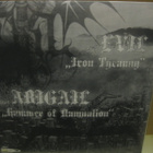 EVIL / ABIGAIL - DESCENDING FROM A BLACKEND SKY 7"M-/M- - pikkukuva 2