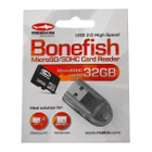 Reekin Bonefish USB2 Kortinlukija microSDHC, eri värejä UUSI - pikkukuva 1