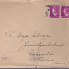 16.V.47 HOLLANNISTA KUORI SUOMEEN RIIHIMÄELLE + KIRJE SISÄLL - pikkukuva 1