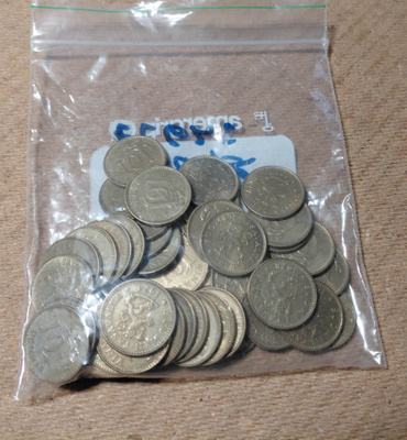 10-penniä AlPr 1971-1982 126 g