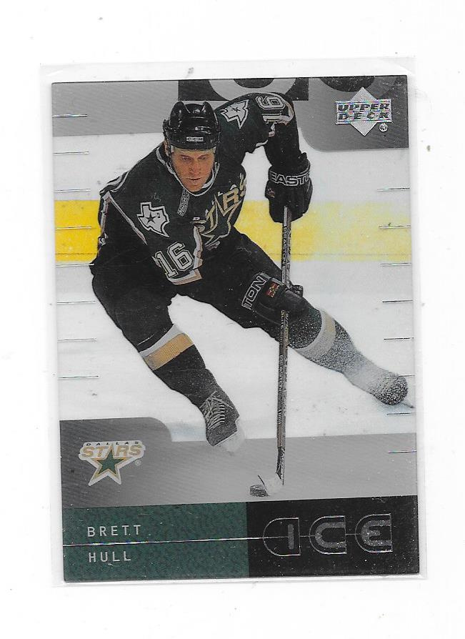 2000-01 Upper Deck ICe #14  Brett Hull  Dallas Stars
