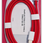 Punainen Realme/Oppo/OnePlus USB C -> USB C johto /1m #32189 - pikkukuva 4