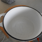 Valurautapata/ kattila, 2,5L, valkoinen. - pikkukuva 2