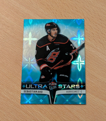 2024-25 Fleer Ultra Sebastian Aho Ultra Stars #US-49
