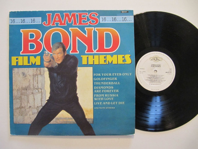 16 James Bond Film Themes LP 007 Roger Moore