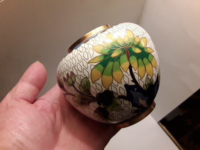 Cloisonne koriste vaasi / uurna