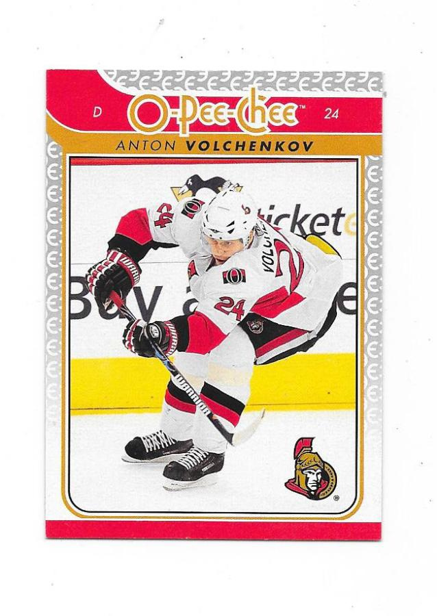 2008-09 UD Victory #735 Anton Volchenkov Washington Capitals