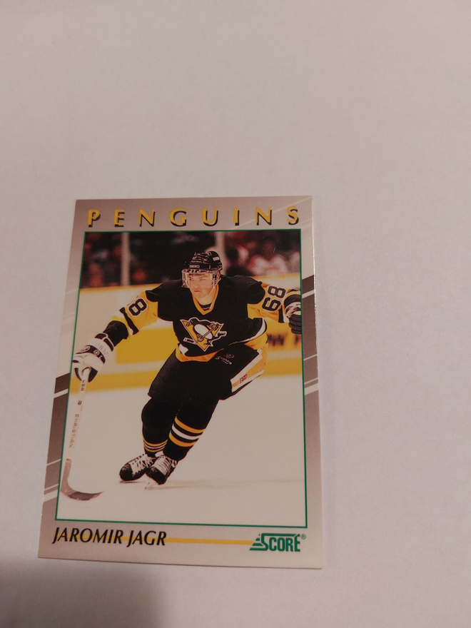 1991-92 Score Young Superstars #38 Jaromir Jagr