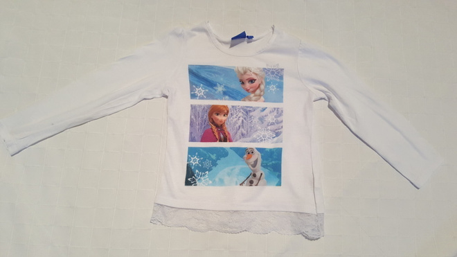 Frozen paita koko 4-5vuotta