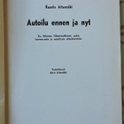 Kaarlo Aitamäki: Autoilu ennen ja nyt - pikkukuva 1